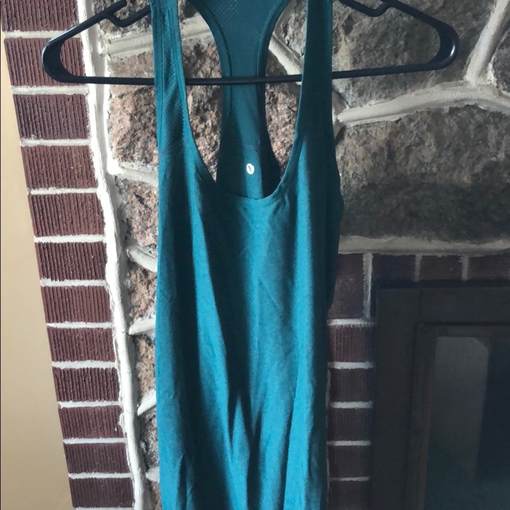 Dark green tank
